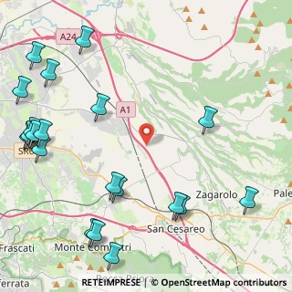 Mappa Via Passo del Mietitore, 00010 Gallicano nel Lazio RM, Italia (6.5175)