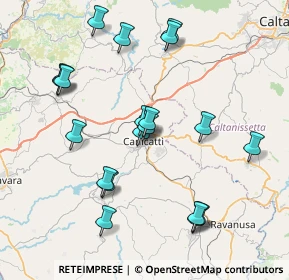 Mappa Via Dottore Sciascia, 92024 Canicattì AG, Italia (9.122)