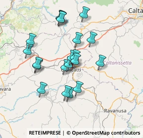 Mappa Via Dottore Sciascia, 92024 Canicattì AG, Italia (7.2415)