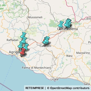 Mappa Via Dottore Sciascia, 92024 Canicattì AG, Italia (18.7675)
