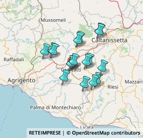 Mappa Via Dottore Sciascia, 92024 Canicattì AG, Italia (10.63118)