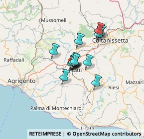 Mappa Via Dottore Sciascia, 92024 Canicattì AG, Italia (8.07214)