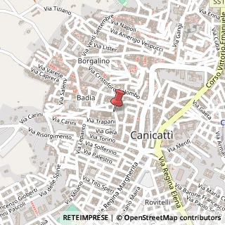 Mappa Via Don Giovanni Minzoni, 24, 92024 Canicattì, Agrigento (Sicilia)