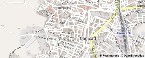 Mappa Canicattì
