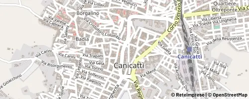 Mappa Canicattì