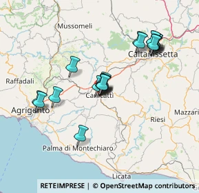 Mappa Via Lazio, 92024 Canicattì AG, Italia (15.1175)