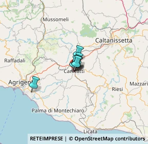 Mappa Via Lazio, 92024 Canicattì AG, Italia (25.60636)