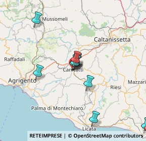 Mappa Via Lazio, 92024 Canicattì AG, Italia (19.13083)
