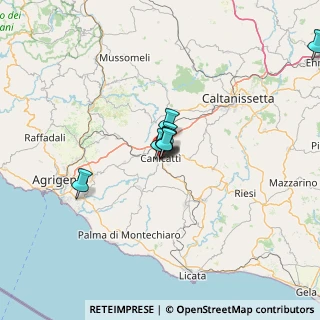 Mappa Via Lazio, 92024 Canicattì AG, Italia (25.60636)