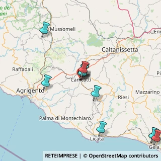 Mappa Via Lazio, 92024 Canicattì AG, Italia (19.13083)