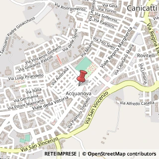 Mappa Viale della Vittoria, 34, 92024 Canicattì, Agrigento (Sicilia)