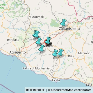 Mappa Via Calvi, 92024 Canicattì AG, Italia (7.19)