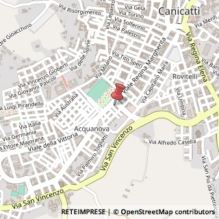 Mappa Viale della Vittoria, 17, 92024 Canicattì, Agrigento (Sicilia)
