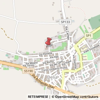 Mappa Viale Pietro Nenni, 62, 93010 Delia, Caltanissetta (Sicilia)