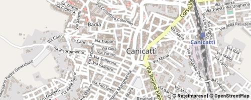 Mappa Canicattì