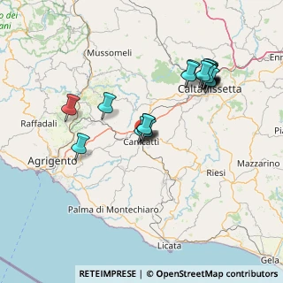 Mappa Via Elio Vittorini, 92024 Canicattì AG, Italia (16.8595)