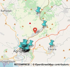 Mappa Zona Industriale, 92021 Aragona AG, Italia (5.001)