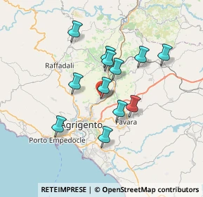 Mappa Zona Industriale, 92021 Aragona AG, Italia (6.62417)