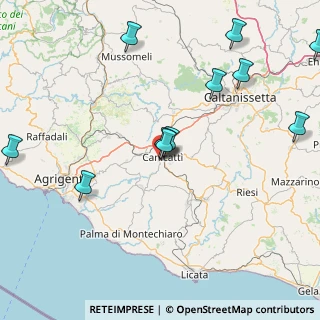 Mappa Via Palmiro Togliatti, 92024 Canicattì AG, Italia (23.8)