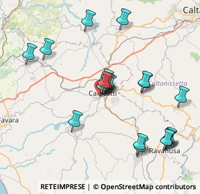 Mappa Via Palmiro Togliatti, 92024 Canicattì AG, Italia (8.6995)