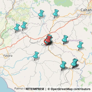 Mappa Via Palmiro Togliatti, 92024 Canicattì AG, Italia (8.6995)