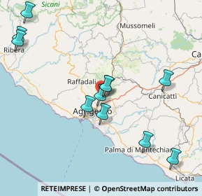 Mappa Contrada Consolida, 92100 Agrigento AG, Italia (18.98818)