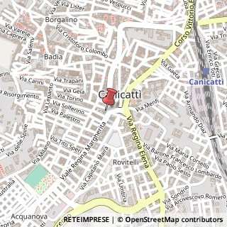 Mappa Via Torino, 3, 92024 Canicattì, Agrigento (Sicilia)