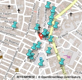 Mappa Via San Sebastiano, 92024 Canicattì AG, Italia (0.115)