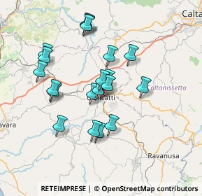 Mappa Via San Sebastiano, 92024 Canicattì AG, Italia (7.225)