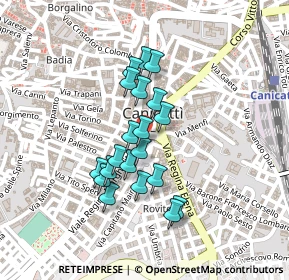 Mappa Via San Sebastiano, 92024 Canicattì AG, Italia (0.1975)