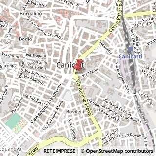 Mappa Via Vittorio Emanuele, 1, 92024 Canicattì, Agrigento (Sicilia)