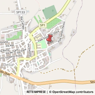 Mappa Via dalla Chiesa Carlo Alberto, 27, 93010 Delia, Caltanissetta (Sicilia)
