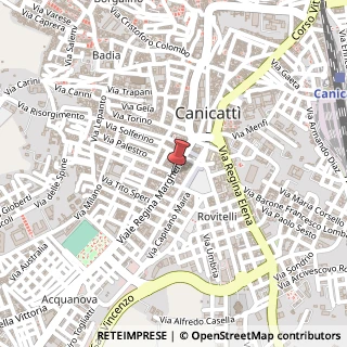 Mappa Viale Regina Margherita, 77, 92024 Canicattì, Agrigento (Sicilia)