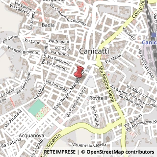 Mappa Viale Regina Margherita, 81, 92024 Canicattì, Agrigento (Sicilia)