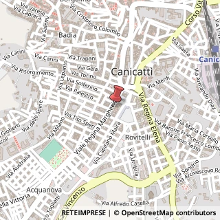 Mappa Viale Regina Margherita, 55/57, 92024 Canicattì, Agrigento (Sicilia)