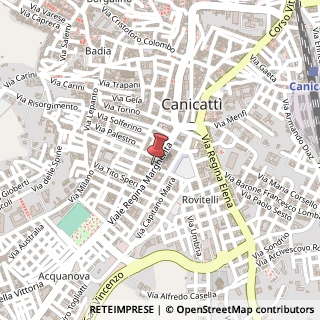 Mappa Viale Regina Margherita,  79, 92024 Canicattì, Agrigento (Sicilia)