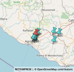 Mappa ZONA IND.LE DI, 92100 Agrigento AG, Italia (13.52333)