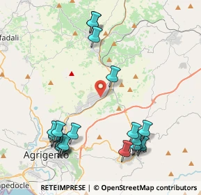 Mappa ZONA IND.LE DI, 92100 Agrigento AG, Italia (5.5035)