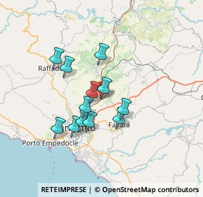 Mappa ZONA IND.LE DI, 92100 Agrigento AG, Italia (6.16583)