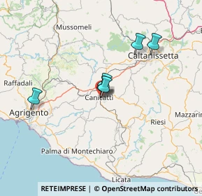 Mappa Via Piovano, 92024 Canicattì AG, Italia (36.28)