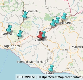 Mappa Via Piovano, 92024 Canicattì AG, Italia (17.1)