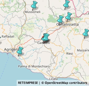 Mappa Via Piovano, 92024 Canicattì AG, Italia (23.52)