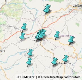 Mappa Via Piovano, 92024 Canicattì AG, Italia (7.604)