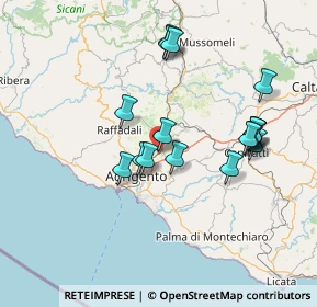 Mappa Z.I. San Benedetto Lotto, 92100 Agrigento AG, Italia (15.39824)