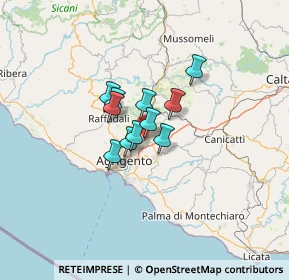 Mappa Z.I. San Benedetto Lotto, 92100 Agrigento AG, Italia (8.07273)