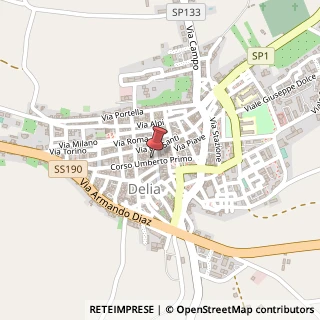 Mappa Via Petilia, 26, 93010 Delia, Caltanissetta (Sicilia)