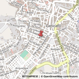 Mappa Via Cattaneo, 13, 92024 Canicattì, Agrigento (Sicilia)