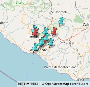 Mappa Contrada San benedetto, 92100 Agrigento AG, Italia (8.10545)