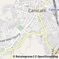 नक्शा Canicattì