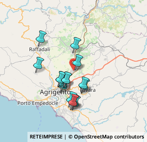 Mappa Via S. Benedetto, 92100 Agrigento AG, Italia (6.54)